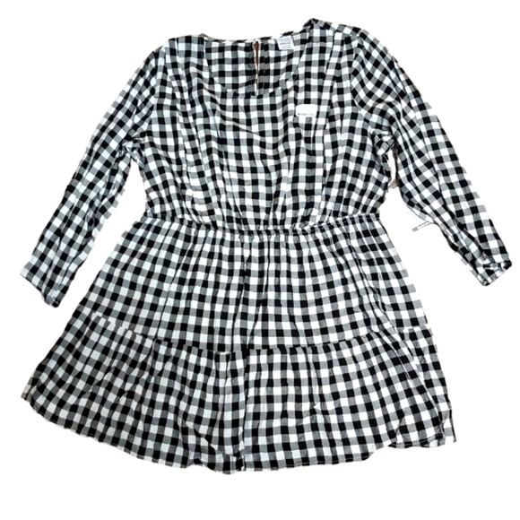 Time and Tru Maternity top Black and white large 12-14 NWT - Picture 1 of 13